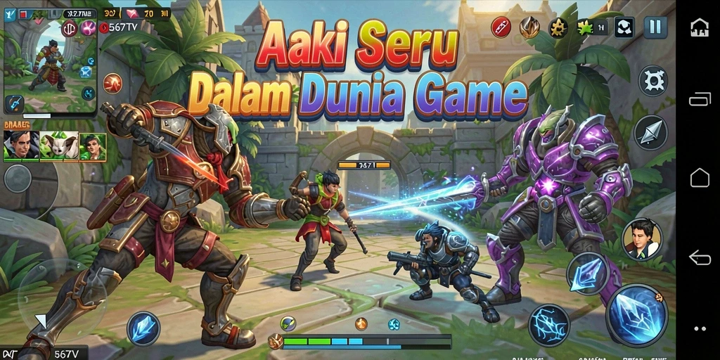 Tampilan gameplay 567TV yang penuh aksi dan ketegangan.