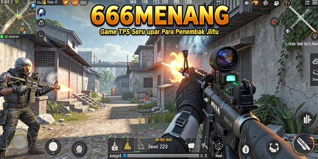Gameplay menegangkan di 666MENANG dengan aksi tembak-menembak.