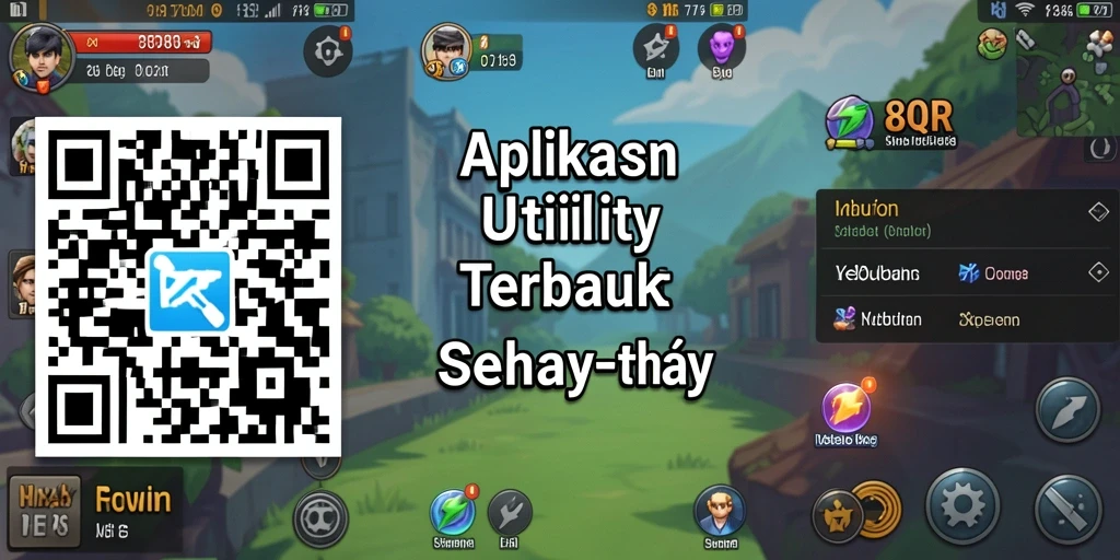 Tampilan antarmuka aplikasi 8QR yang sederhana dan mudah digunakan.