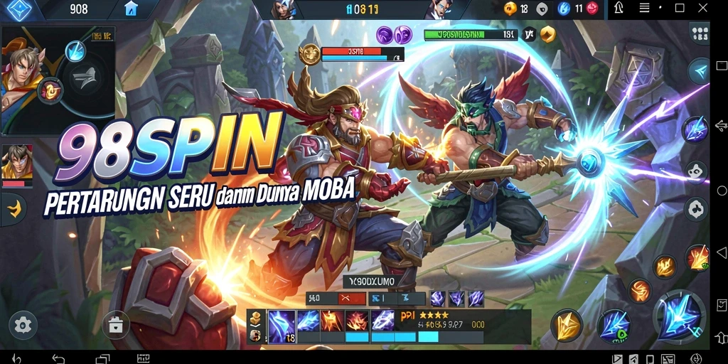 Gameplay menegangkan dan strategi di dalam 98SPIN.