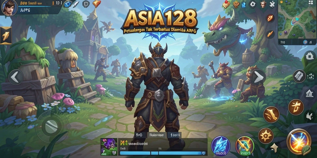 Tampilan gameplay ARPG yang menegangkan dan penuh aksi.