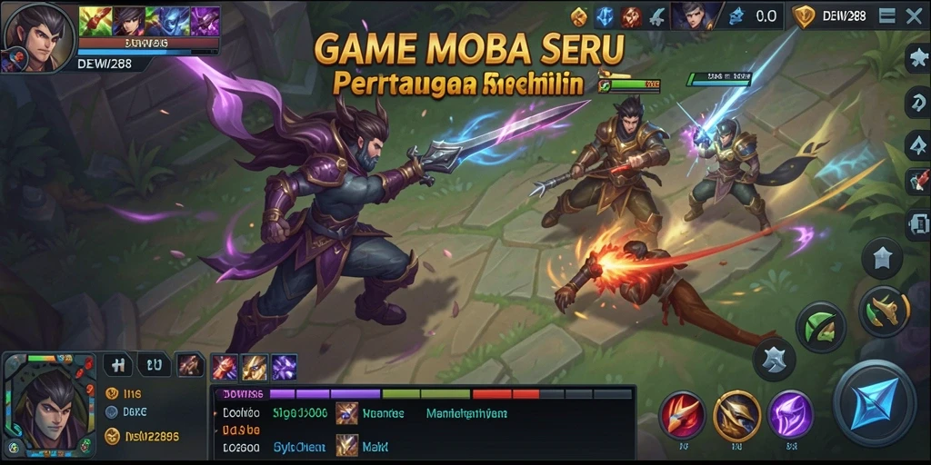 Tampilan pertarungan epik di DEWI288 dengan strategi tim yang hebat.