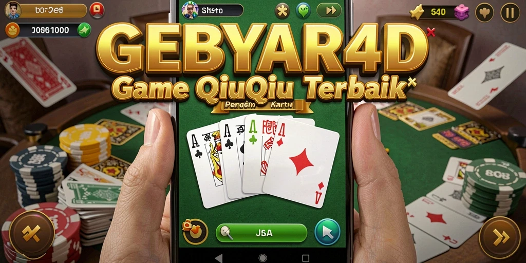 Screenshot gameplay GEBYAR4D menampilkan serunya permainan QiuQiu.
