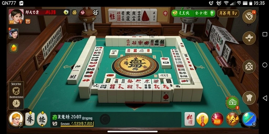 Gameplay menarik dari GN777 yang menunjukkan tantangan Mahjong.