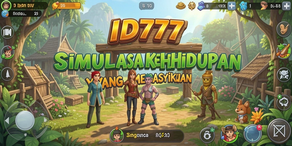 Gameplay menarik dalam simulasi kehidupan di ID777.