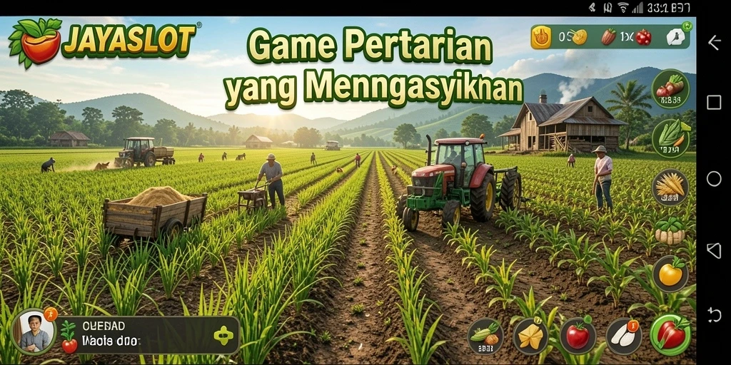 Gameplay seru JAYASLOT dengan aktivitas bertani.