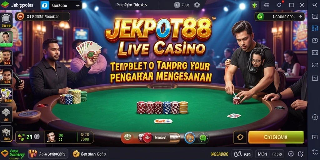 Gameplay Live Casino yang seru dan interaktif di JEKPOT88.