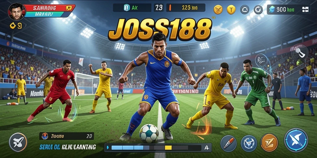 Screenshot gameplay JOSS188 yang menampilkan pertandingan seru.