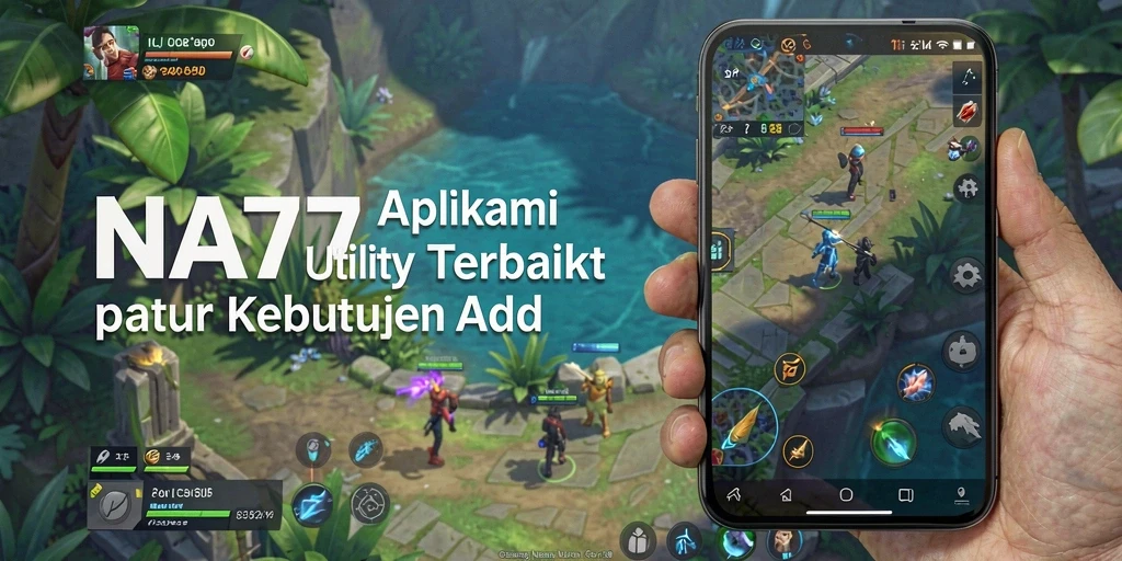 Tampilan utama NA777 dengan berbagai fitur Utility yang memudahkan pengguna.