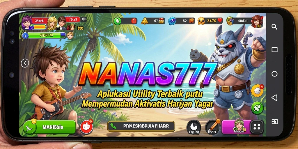 Screenshot NANAS777 menunjukkan antarmuka pengguna yang sederhana dan fungsional.