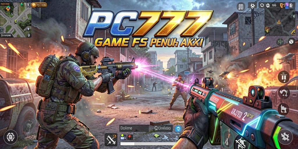 Screenshot PC777 menunjukkan pertarungan mendebarkan dengan grafis yang memukau.