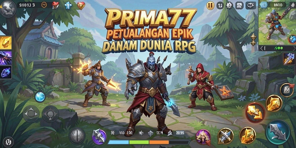 Gameplay seru dan dunia fantasi yang menakjubkan di PRIMA77.