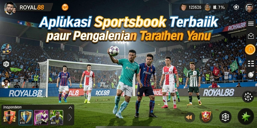 Tampilan gameplay menarik dari aplikasi Sportsbook ROYAL88.