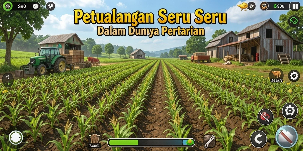 Tampilan gameplay yang seru dan penuh warna di S80.