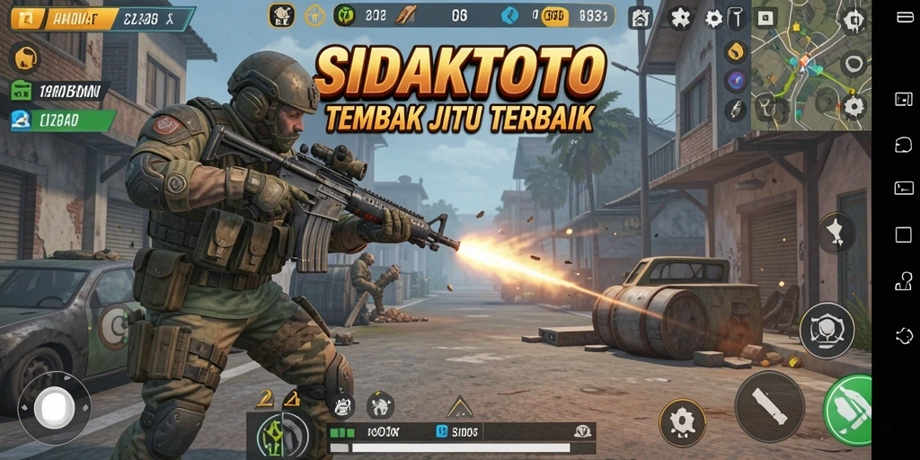 Gambaran gameplay seru dari SIDAKTOTO dalam mode TPS.