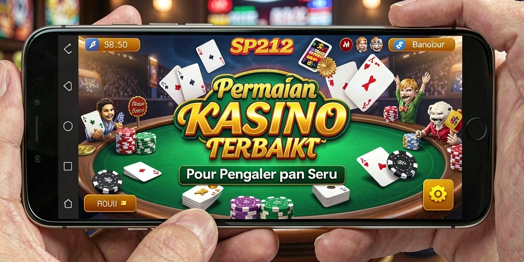 Screenshot gameplay SP212 yang memperlihatkan keseruan permainan Kasino.