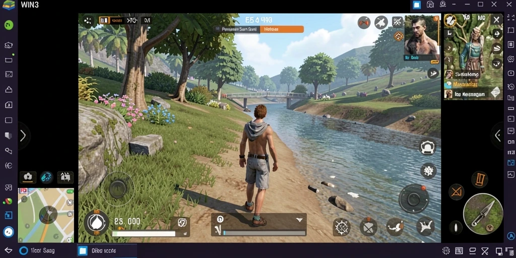 Tampilan screenshot utama WIN33 menampilkan gameplay yang penuh warna dan menyenangkan.